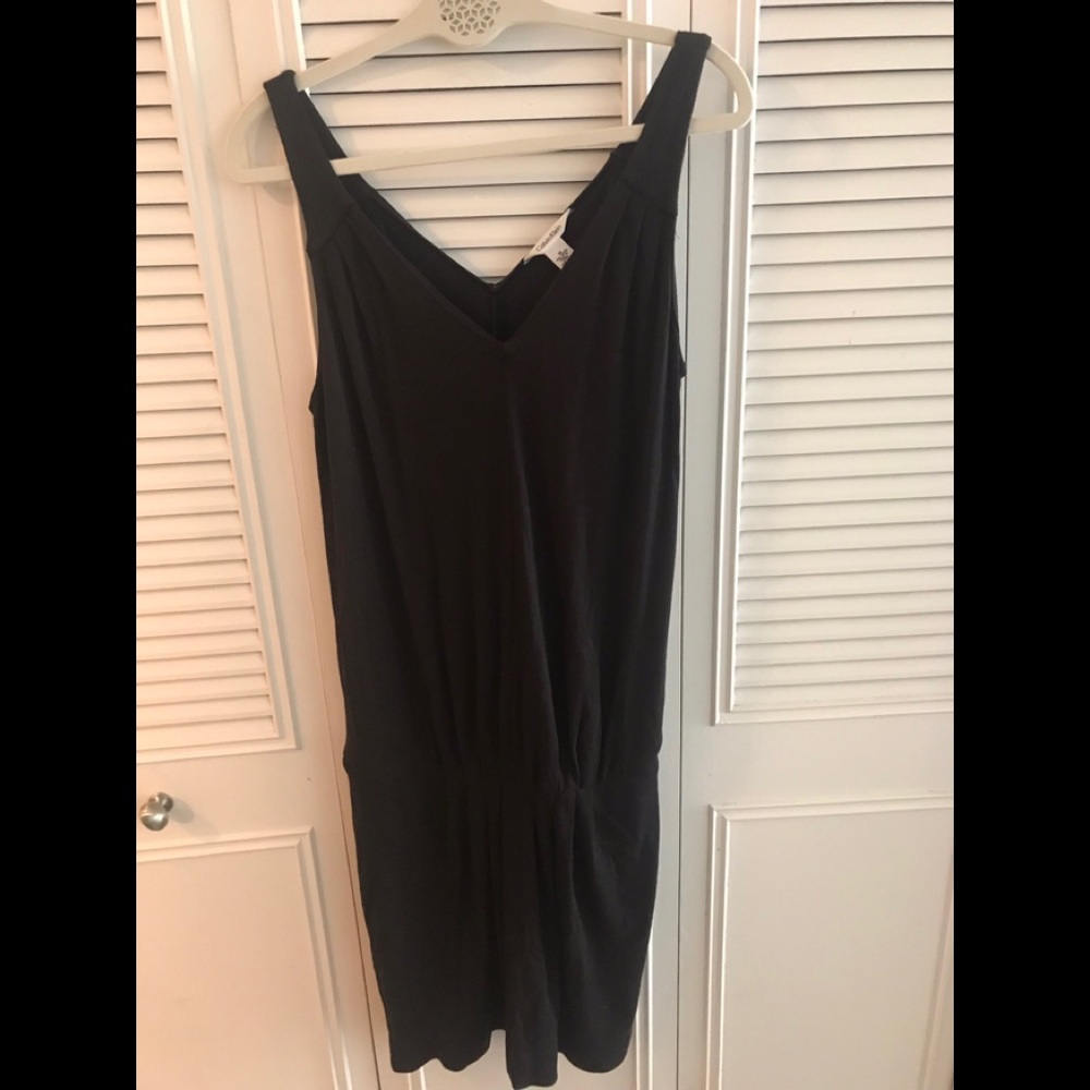 Calvin Klein black modal mini dress